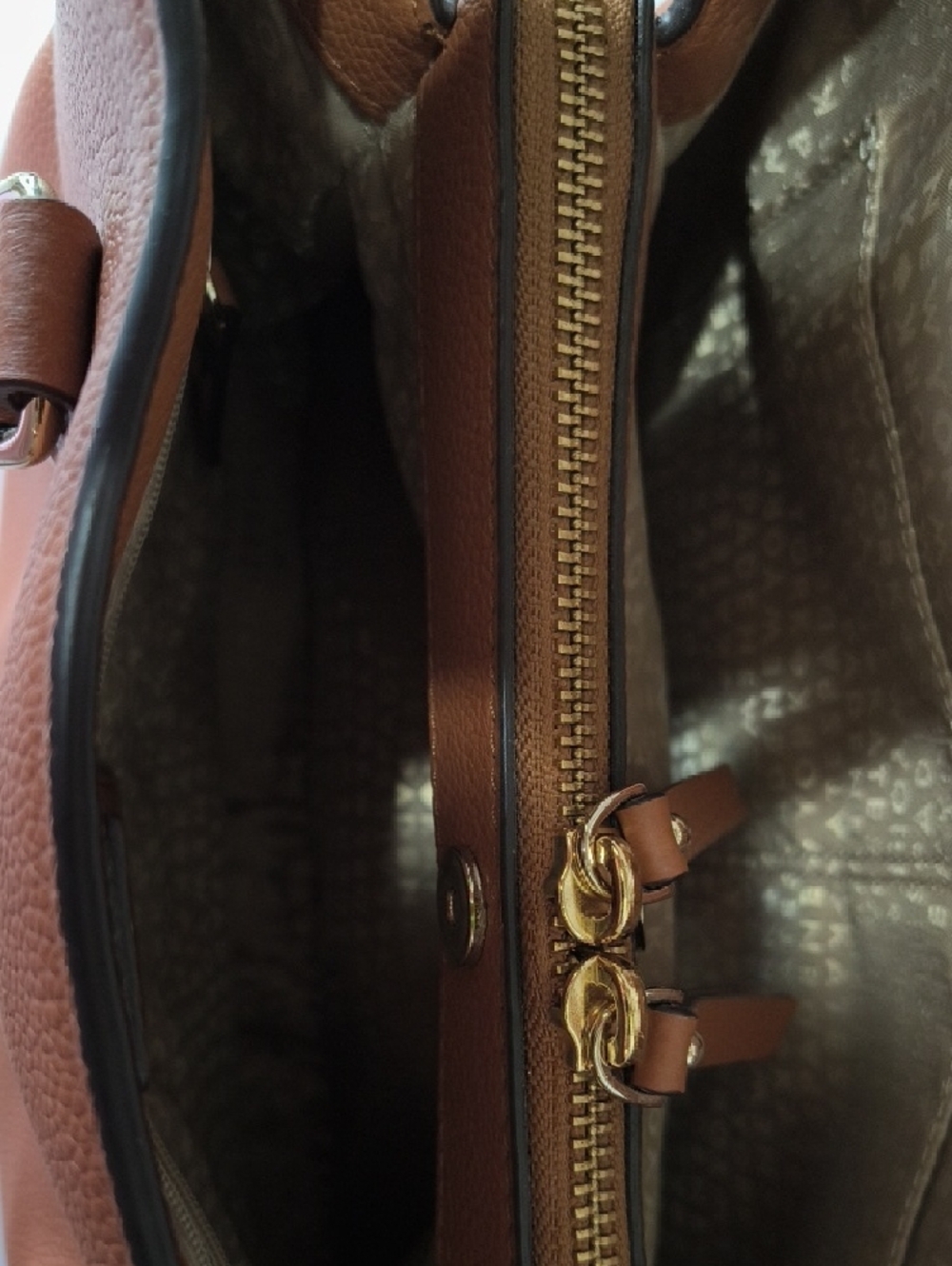 kate spade Cognac Pebbled Leather Tote with Zip Wallet - Picture 3 of 16